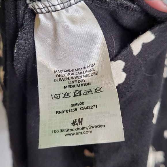 Y2K dress black butterfly print halter mini with cinched‎ front M - Picture 8 of 12